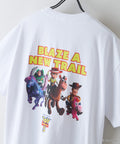 【TOY STORY/トイ・ストーリー】【限定オリジナルデザイン】半袖Tシャツ 綿100% ドロップショルダー ワンポイント バックプリント ディズニー ピクサー キャラクター クルーネック Disney ユニセックス