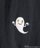 【ねないこだれだ】【コットン100％のしっかりした生地 ドロップショルダー】オリジナルデザイン 刺繍Tシャツ せなけいこ 絵本 コラボ キャラクター 半袖 ユニセックス おばけ グッズ かわいい