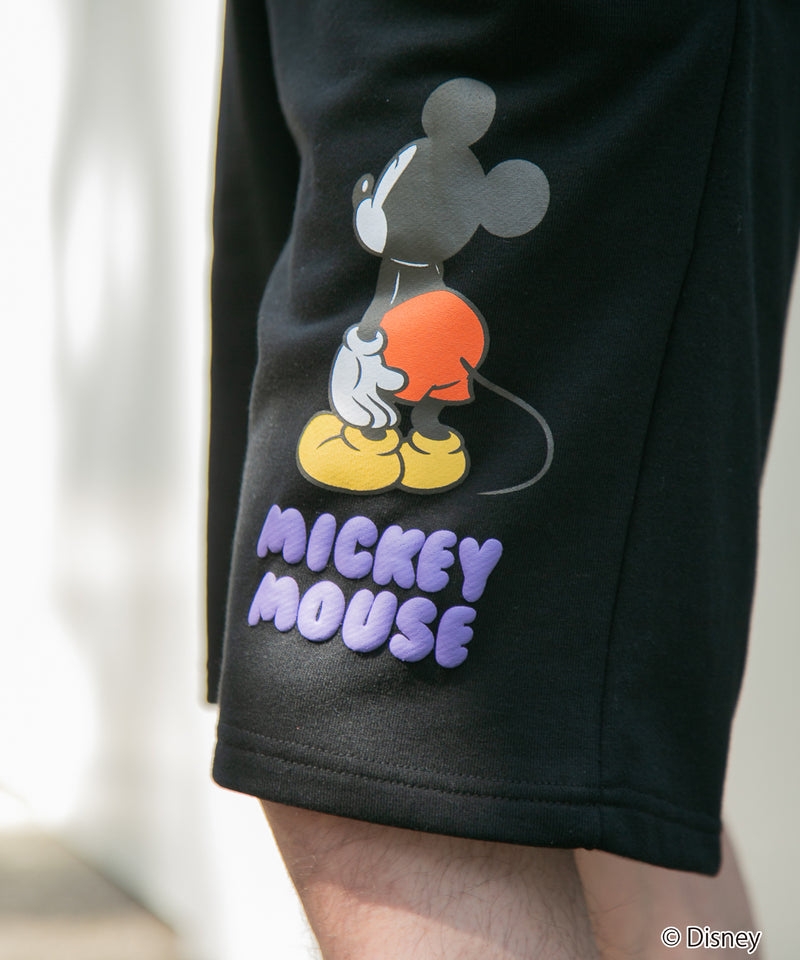 【DISNEY ディズニー】 ＜ミッキー＞別注 ミニ 裏毛  ショートパンツ OUTDOOR PRODUCTS アウトドア プロダクツ