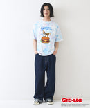 『グレムリン』 オリジナルデザイン 刺繍 Tシャツ ギズモ ドロップショルダー ビッグシルエット ユニセックス キャラクター