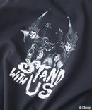 【DISNEY/ディズニー】＜ナイトメアー・ビフォア・クリスマス＞＜ディズニーヴィランズ＞ビッグシルエット 裏起毛 プルオーバーパーカー フーディー ドロップショルダー オーバーサイズ