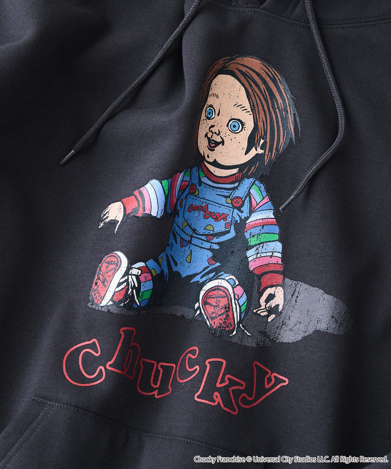 【CHUCKY/チャッキー】オリジナルデザイン 裏起毛パーカー フーディー CHUCKY チャッキー ティファニー
