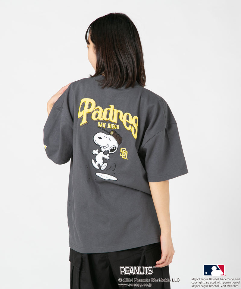 2024新規】PEANUTS MLB オリジナルデザイン Tシャツ ヤンキース 