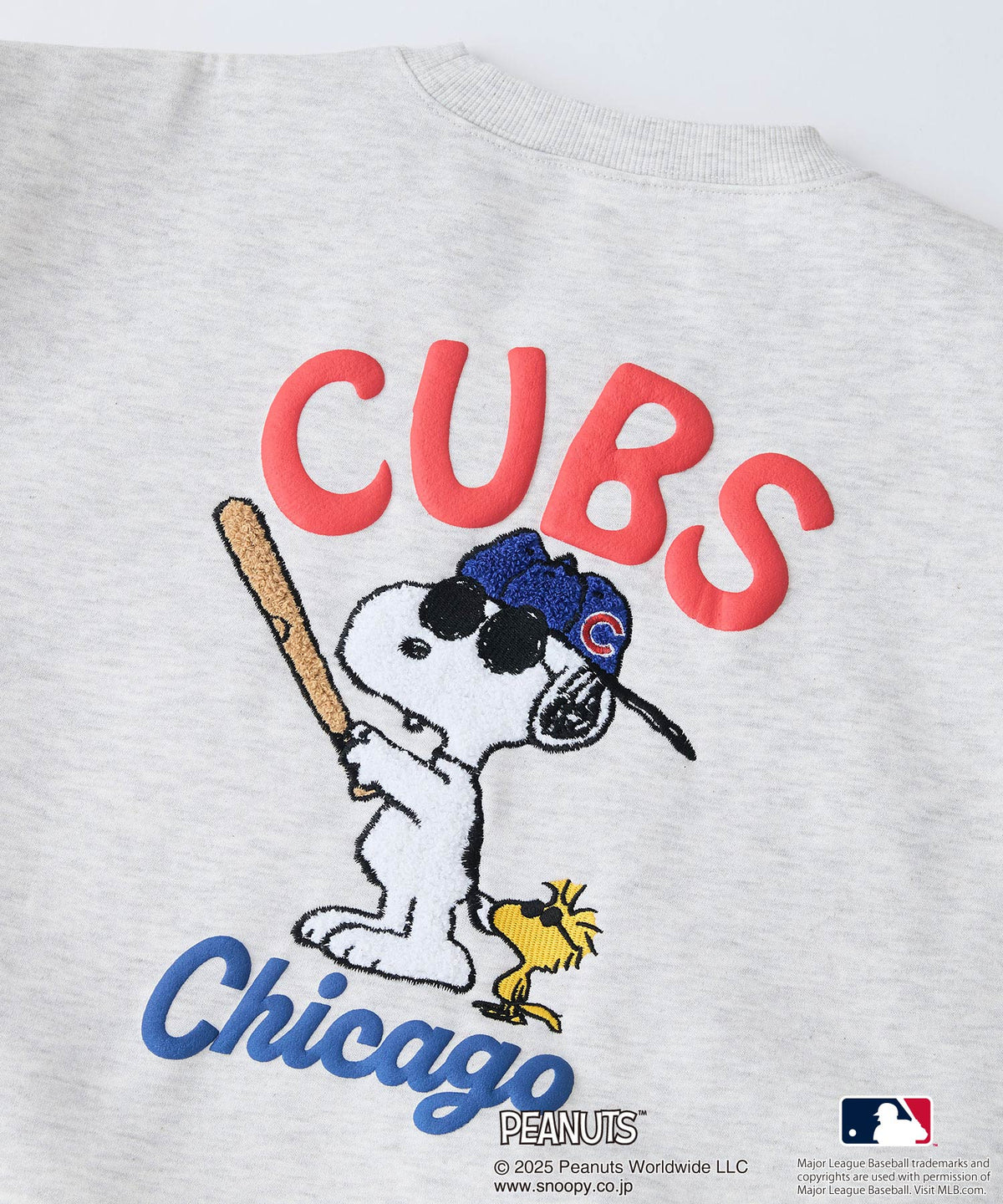PEANUTS×MLB】オリジナルデザイン KIDS裏起毛トレーナー キッズサイズ 