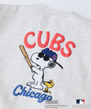 【PEANUTS×MLB】オリジナルデザイン KIDS裏起毛トレーナー キッズサイズ ヤンキース ドジャース カブス キャラクター