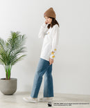 【CONVERSE/コンバース】×【TOM AND JERRY/トムとジェリー】両面プリント オーバーサイズ ロンT