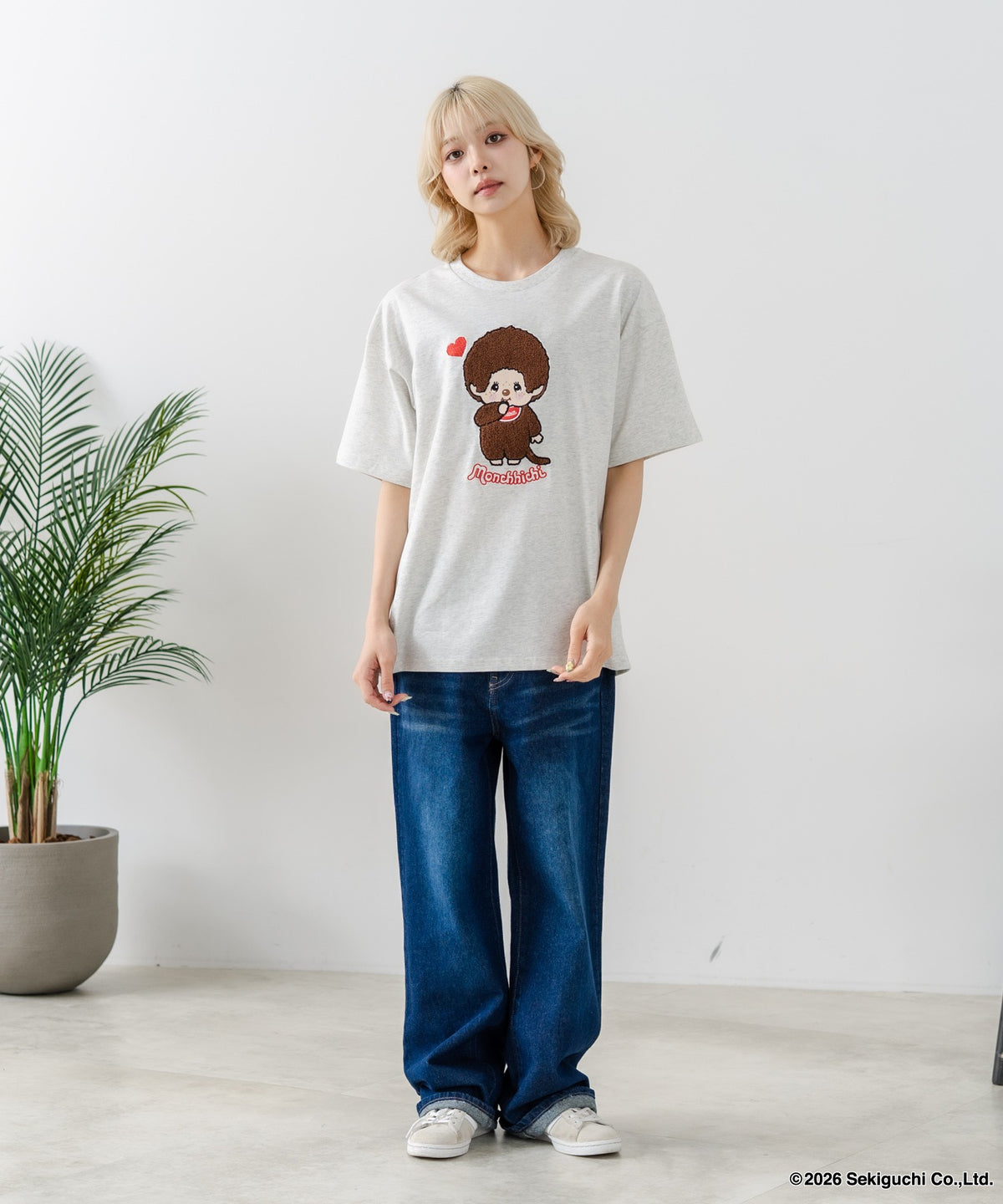 Monchhichi/モンチッチ】【限定オリジナルデザイン】モンチッチ T