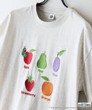 【はらぺこあおむし/The Very Hungry Caterpillar】【コットン100%のしっかりした生地 ドロップショルダー】オリジナルデザイン 刺繍Tシャツ エリック・カール 絵本 キャラクター グッズ ユニセックス