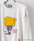 TOM AND JERRY トムとジェリー ロンT オリジナルデザイン ジェリー タフィー ドロップショルダー ビッグシルエット ユニセックス