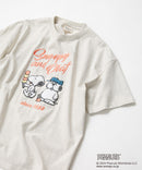 【PEANUTS/ピーナッツ】 オリジナルデザイン Tシャツ スヌーピー オラフ ベル ドロップショルダー ビッグシルエット ユニセックス オフホワイトA柄 ❘ジーンズメイト公式オンラインショップ