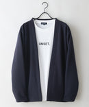 【BLUE STANDARD/ブルースタンダード】パフィースウェット ボタンレスカーディガン ロンT 2点セット ストレッチ 春服 ❘ジーンズメイト公式オンラインショップ