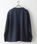 【BLUE STANDARD/ブルースタンダード】パフィースウェット ボタンレスカーディガン ロンT 2点セット ストレッチ 春服 ❘ジーンズメイト公式オンラインショップ