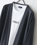 【BLUE STANDARD/ブルースタンダード】パフィースウェット ボタンレスカーディガン ロンT 2点セット ストレッチ 春服 ❘ジーンズメイト公式オンラインショップ