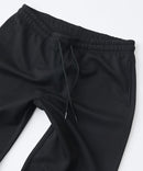 【BLUE STANDARD/ブルースタンダード】パフィースウェット バレルレッグパンツ ストレッチ 体型カバー 春服