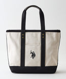 【U.S. POLO ASSN./ユーエスポロアッスン】リバイバルトート Mサイズ ミニトート キャンバス ロゴトートバッグ ❘ジーンズメイト公式オンラインショップ