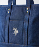 【U.S. POLO ASSN./ユーエスポロアッスン】リバイバルトート Mサイズ ミニトート キャンバス ロゴトートバッグ ❘ジーンズメイト公式オンラインショップ