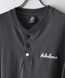 【BRKNHOME/ブロークンホーム】×【ZERO STAIN/ゼロステイン】コラボ ７分袖 ヘンリーネック Ｔシャツ ❘ジーンズメイト公式オンラインショップ