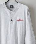 【BRKNHOME/ブロークンホーム】×【ZERO STAIN/ゼロステイン】コラボ ７分袖 ヘンリーネック Ｔシャツ オフホワイト ❘ジーンズメイト公式オンラインショップ