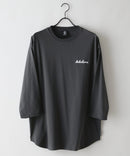 【BRKNHOME/ブロークンホーム】×【ZERO STAIN/ゼロステイン】コラボ ７分袖 裾ラウンド クルーネック ベースボール Ｔシャツ ❘ジーンズメイト公式オンラインショップ