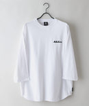 【BRKNHOME/ブロークンホーム】×【ZERO STAIN/ゼロステイン】コラボ ７分袖 裾ラウンド クルーネック ベースボール Ｔシャツ ❘ジーンズメイト公式オンラインショップ