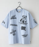 総柄 プリント オーバーサイズ Tシャツ【DESERT SPORTSWEAR:デザートスポーツウェア】