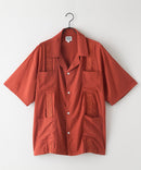 麻 レーヨン キューバシャツ【ROUGH TRADE/ラフトレード】