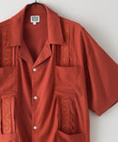 麻 レーヨン キューバシャツ【ROUGH TRADE/ラフトレード】