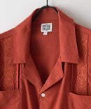 麻 レーヨン キューバシャツ【ROUGH TRADE/ラフトレード】