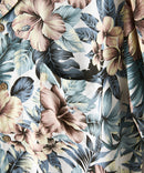 レーヨン 総柄プリント シャツ アロハ 接触冷感 レーヨン100％【BLUE STANDARD/ブルースタンダード】