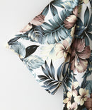 レーヨン 総柄プリント シャツ アロハ 接触冷感 レーヨン100％【BLUE STANDARD/ブルースタンダード】