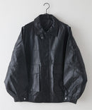 【SAVIER：サビアー】オーバーサイズ フェイクレザー A-2型 フライトブルゾン