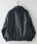 【SAVIER：サビアー】オーバーサイズ フェイクレザー A-2型 フライトブルゾン