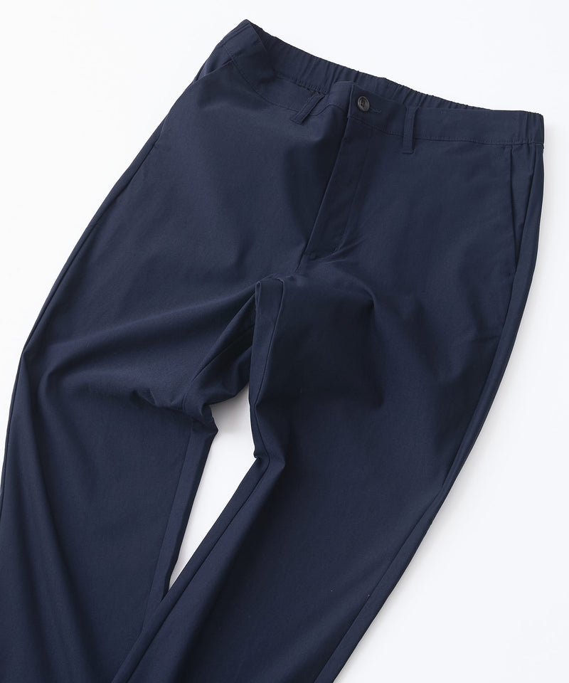 快適！スーパーストレッチイージーパンツ イージーケア 接触冷感 前開き ウエストゴム UVカット【Blue Standard:ブルースタンダード】