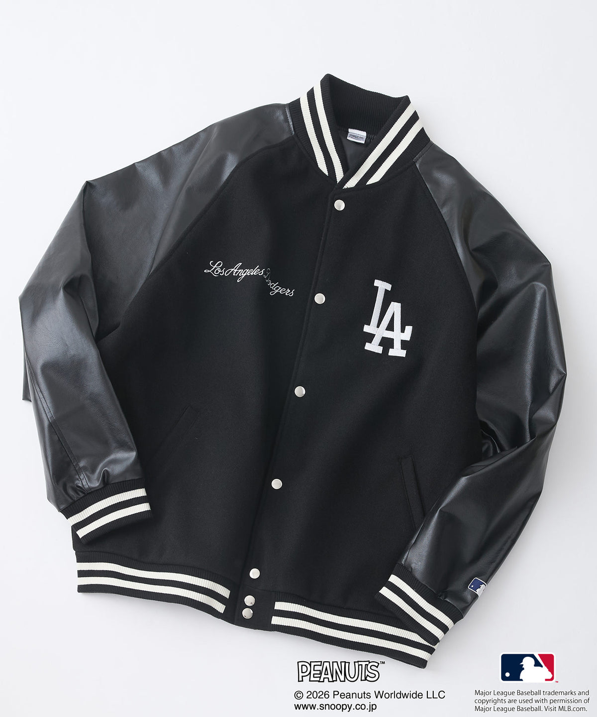 2/2-2/6再販予定【PEANUTS×MLB】オリジナルデザイン スタジャン バー