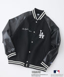 【PEANUTS×MLB】オリジナルデザイン スタジャン バーシティージャケット アワードジャケット ドジャース ヤンキース パドレス