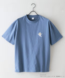 【ねないこだれだ】【コットン100％のしっかりした生地 ドロップショルダー】オリジナルデザイン 刺繍Tシャツ せなけいこ 絵本 コラボ キャラクター 半袖 ユニセックス おばけ グッズ かわいい