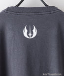【STAR WARS/スター・ウォーズ】パウダーブリーチ加工 ビッグシルエットロンT ドロップショルダー オーバーサイズ ヴィンテージ加工】