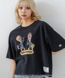【DISCUS/ディスカス】【選べる丈感・ビーバス＆バッドヘッド】DISCUS×BEAVIS AND BUTT-HEAD コラボＴシャツ 綿100% クルーネック アニメ キャラクタープリント アメカジ ストリート