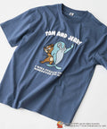 【TOM and JERRY/トムとジェリー】オリジナルデザインTシャツ 刺繍 ドロップショルダー ユニセックス