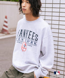 【MLB/メジャーリーグベースボール】 裏起毛 レトロロゴ クルーネックトレーナー スウェット