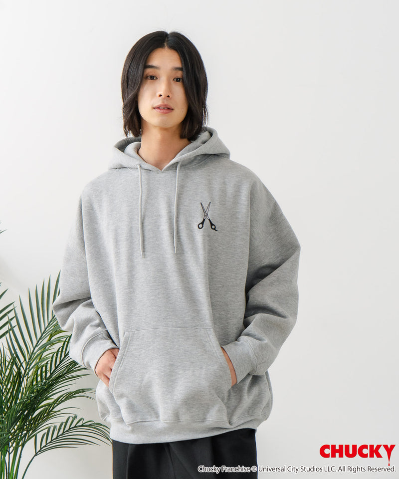 【CHUCKY/チャッキー】オリジナルデザイン 裏起毛パーカー フーディー CHUCKY チャッキー ティファニー
