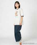 TOM AND JERRY トムとジェリー Tシャツ オリジナルデザイン ジェリー タフィー ドロップショルダー ビッグシルエット ユニセックス キャラクター ❘ジーンズメイト公式オンラインショップ