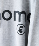 【BRKNHOME/ブロークンホーム】カレッジロゴ プリント フルジップ スウェットパーカー