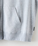 【BRKNHOME/ブロークンホーム】カレッジロゴ プリント フルジップ スウェットパーカー