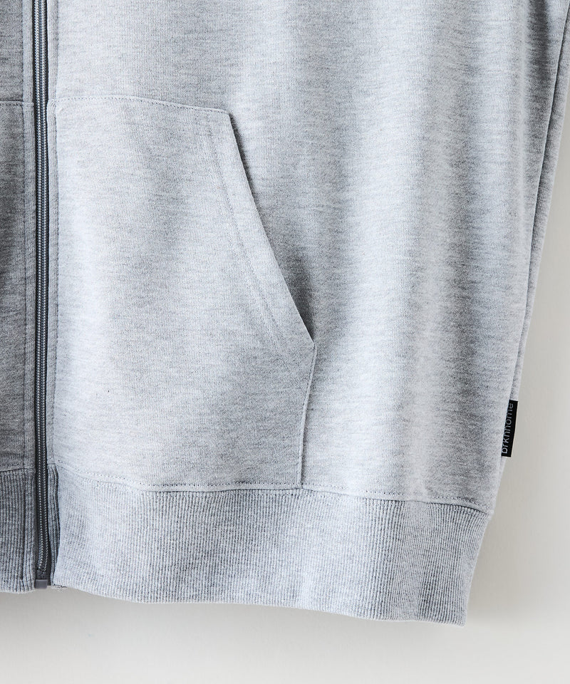 【BRKNHOME/ブロークンホーム】カレッジロゴ プリント フルジップ スウェットパーカー