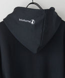 【BRKNHOME/ブロークンホーム】カレッジロゴ プリント フルジップ スウェットパーカー