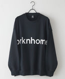 【BRKNHOME/ブロークンホーム】ブランドロゴ プリント スウェットトレーナー