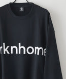 【BRKNHOME/ブロークンホーム】ブランドロゴ プリント スウェットトレーナー
