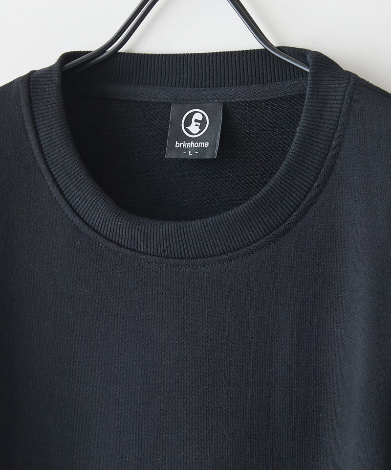 【BRKNHOME/ブロークンホーム】ブランドロゴ プリント スウェットトレーナー