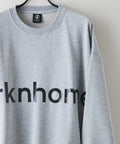 【BRKNHOME/ブロークンホーム】ブランドロゴ プリント スウェットトレーナー